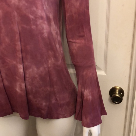 American Eagle Soft & Sexy tie dye pullover long sleeve hippie boho SZ M flare - Picture 4 of 11